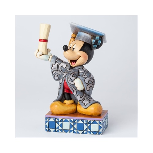 Jim Shore Disney Traditions - Graduation Mickey Mouse Figurine