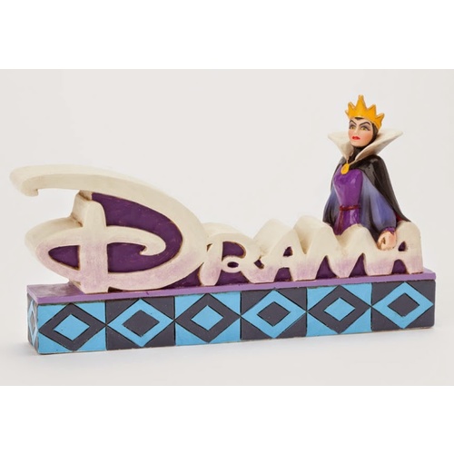 Jim Shore Disney Traditions - Evil Queen Drama Word Figurine