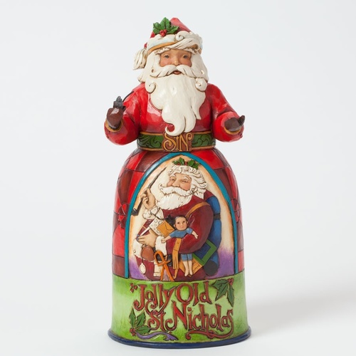 Heartwood Creek Santa Collection - Jolly Old St. Nicholas - Jolly Old St. Nicholas Santa Figurine