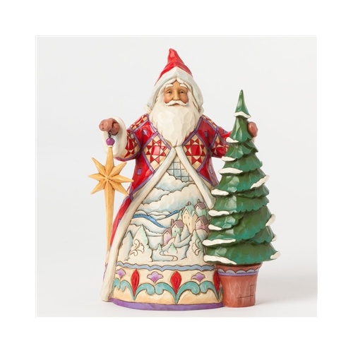 Heartwood Creek Santa Collection - Santa with tree