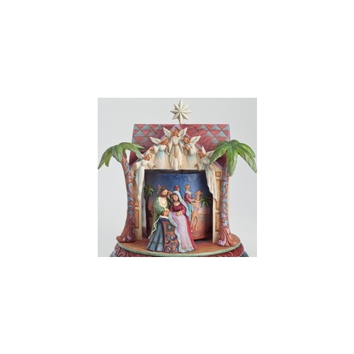 Jim Shore - The Night Of Our Dear Savior's Birth - Rotating Nativity Masterpiece Figurine