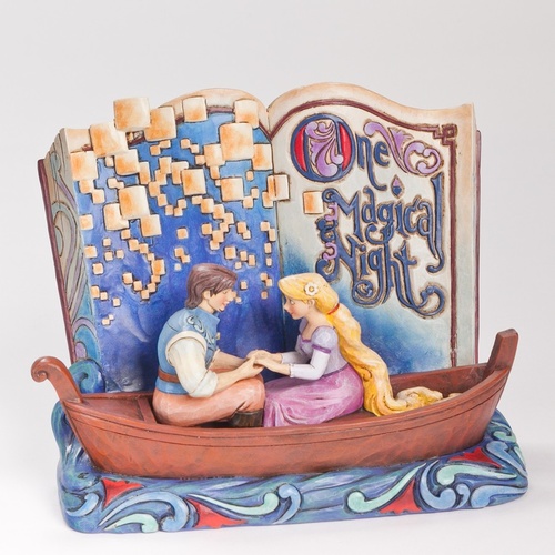 Jim Shore Disney Traditions - Rapunzel Story Book Figurine