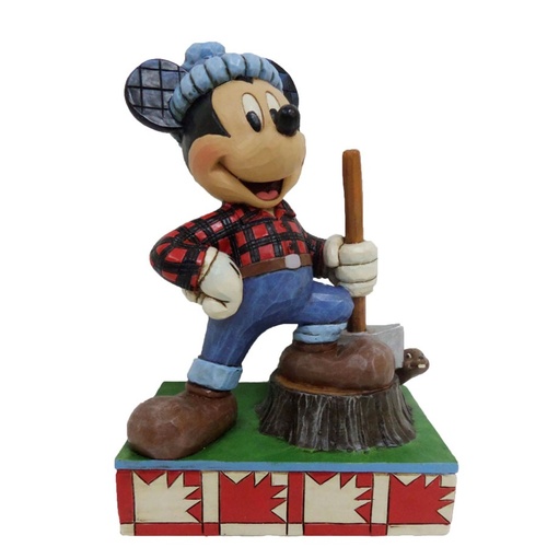 Jim Shore Disney Traditions - Mickey Around The World - Greetings From Canada