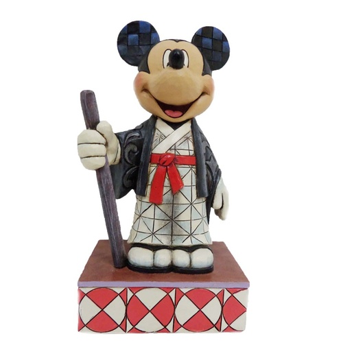 Jim Shore Disney Traditions - Mickey Around The World - Greetings From Japan