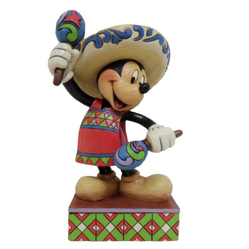 Jim Shore Disney Traditions - Mickey Around The World - Greetings From Mexico