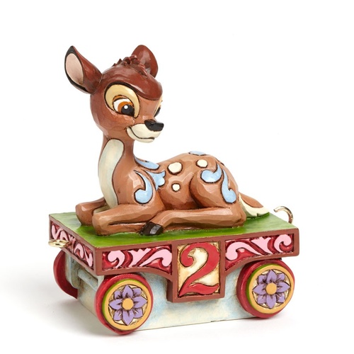 Jim Shore Disney Traditions - Birthday Train Number 2 - Bambi