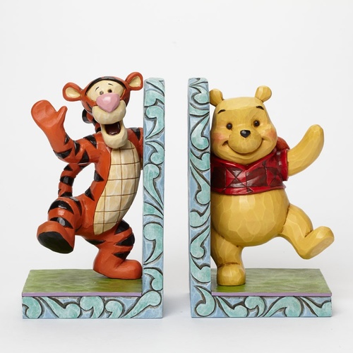 Jim Shore Disney Traditions - Winnie The Pooh And Tigger Bookends