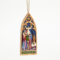 Heartwood Creek Classic - Cathedral Window Nativity Hanging Ornament