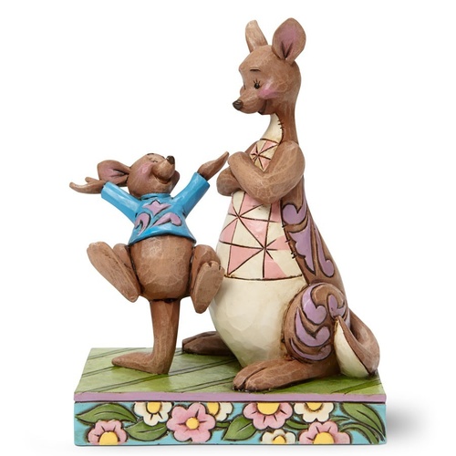 Jim Shore Disney Traditions - Kanga And Roo Look Mama I Bounced Figurine