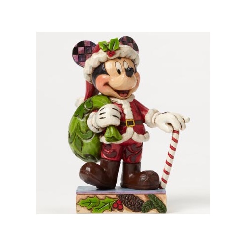 Jim Shore Disney Traditions - Christmas Mickey Figurine