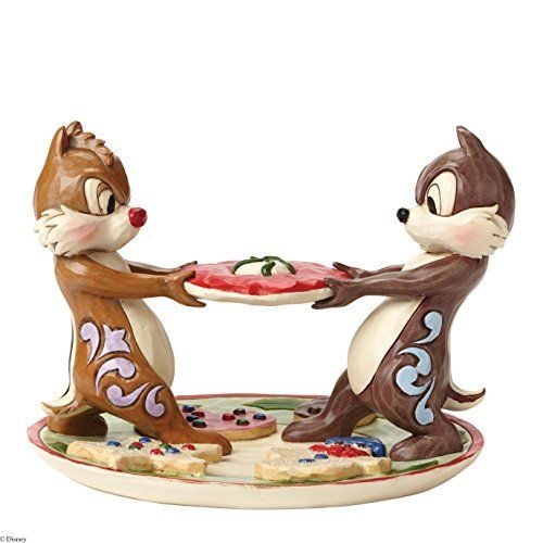 Jim Shore Disney Traditions - Chip And Dale - Save Some For Santa