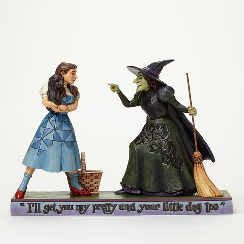 Jim Shore Wizard of Oz - Dorothy and Wicked Witch - I'll get you my pretty