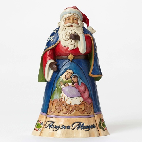 Heartwood Creek Santa Collection  - Away in A Manger Santa