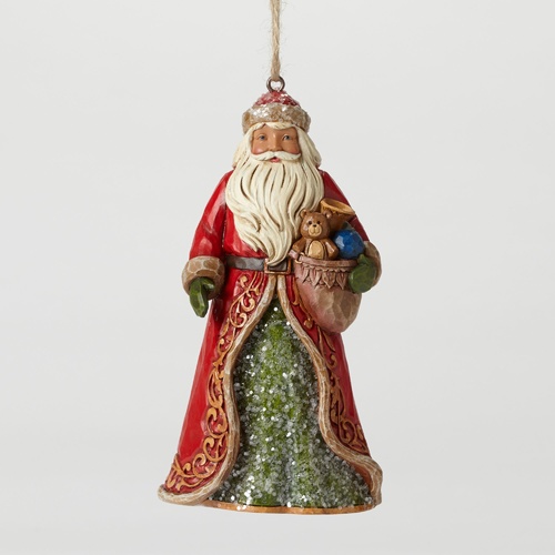 Heartwood Creek Victorian Collection  - Victorian Santa Hanging Ornament