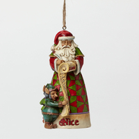 Heartwood Creek Hanging Ornament Collection  - Checking it twice