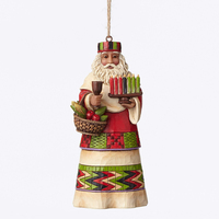 Heartwood Creek Santas Around the World - African Santa Hanging Ornament