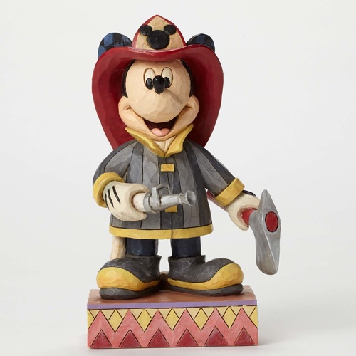 Jim Shore Disney Traditions - Fireman Mickey To the Rescue Figurine