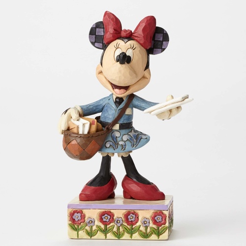 Jim Shore Disney Traditions - Mail Carrier Minnie Special Delivery Figurine