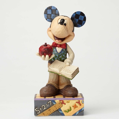 Jim Shore Disney Traditions - Teacher Mickey Class Act Figurine