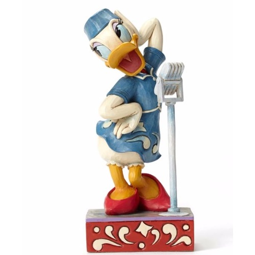 Jim Shore Disney Traditions - Daisy Duck Singer Figurine