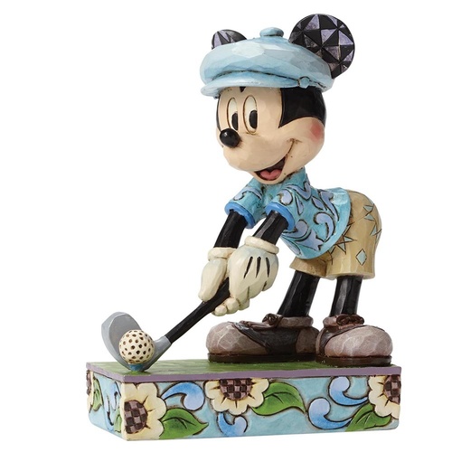 Jim Shore Disney Traditions - Mickey Mouse Golf Hole in One Figurine