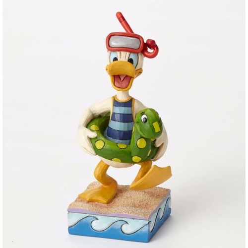 Jim Shore Disney Traditions - Donald Duck Snorkeling Figurine