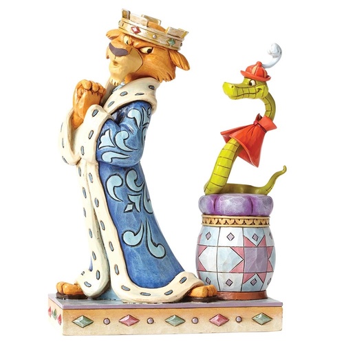 Jim Shore Disney Traditions - Prince John & Sir Hiss Royal Pains Figurine