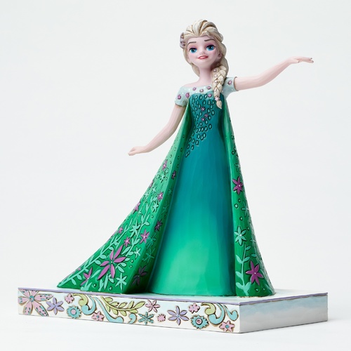 Jim Shore Disney Traditions - Elsa Celebration of Spring Frozen Fever Figurine