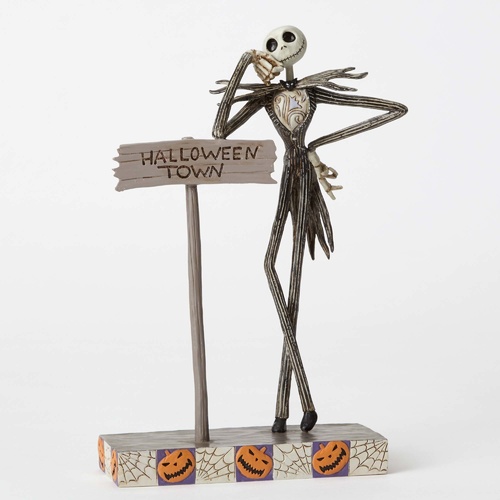 PRE PRODUCTION SAMPLE - Jim Shore Disney Traditions - Nightmare Before Christmas Jack Skellington - Welcome to Halloween Town