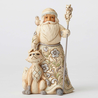 Heartwood Creek White Woodland - Santa with Fox