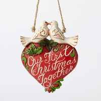 Heartwood Creek Hanging Ornament Collection - Our First Christmas Heart