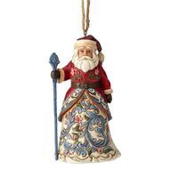 Jim Shore Heartwood Creek Santas Around The World - Norwegian Santa Hanging Ornament