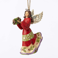 Heartwood Creek Classic - Holly Angel Hanging Ornament