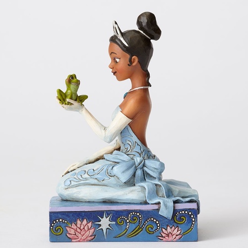 Jim Shore Disney Traditions - Tiana with Frog Resilient and Romantic Figurine