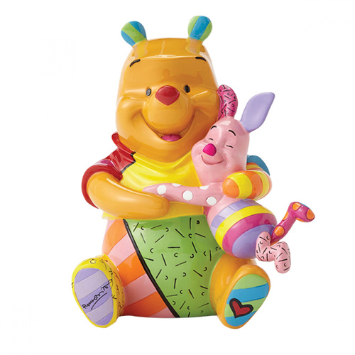 Disney Britto Pooh And Piglet Figurine - Medium