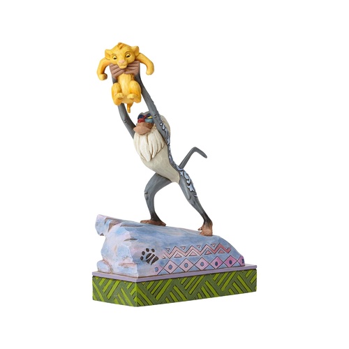 PRE PRODUCTION SAMPLE - Jim Shore Disney Traditions - The Lion King Rafiki & Baby Simba - Heir to the Throne