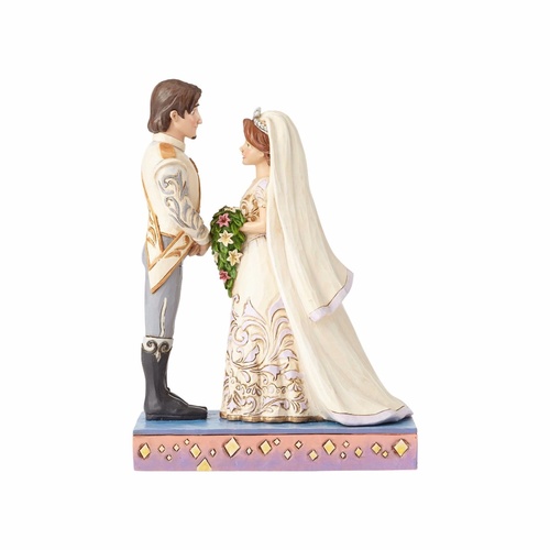 Jim Shore Disney Traditions - Rapunzel And Flynn Wedding Figurine