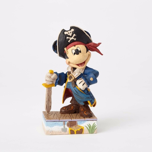 Jim Shore Disney Traditions - Mickey Mouse Pirate - Set Sail For Adventure