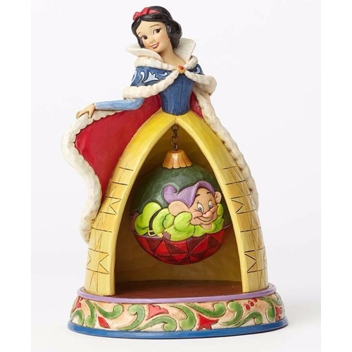 Jim Shore Disney Traditions - Snow White Christmas Figurine - Tidings Of Goodwill