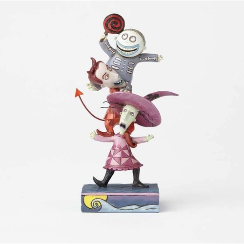 Jim Shore Disney Traditions - The Nightmare Before Christmas Lock Shock and Barrel Figurine