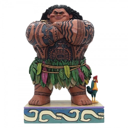 Jim Shore Disney Traditions - Maui From Moana Daring Demigod Figurine