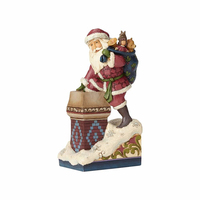 Heartwood Creek Victorian - Santa By Chimney