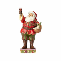 Heartwood Creek Santa Collection - Santa with Wine Glass - Toasting Traditions