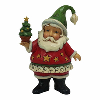 Heartwood Creek Classic - Mini Santa Holding Tree