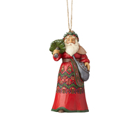 Heartwood Creek Santa Around The World Collection - Swedish Santa Hanging Ornament