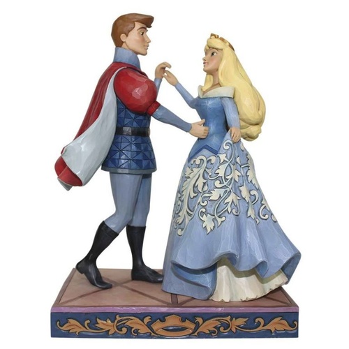 Jim Shore Disney Traditions - Sleeping Beauty Princess Aurora & Prince Phillip - Swept Up In The Moment