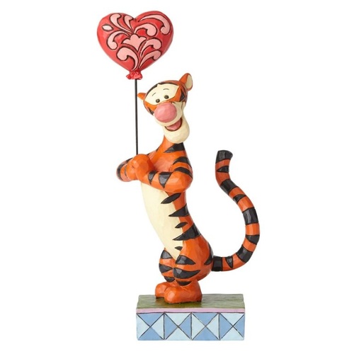 Jim Shore Disney Traditions - Tigger with Heart Balloon Figurine