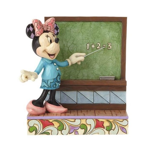 Jim Shore Disney Traditions - Teacher Minnie Mouse - Class Act