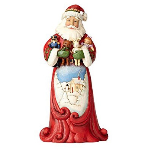 Heartwood Creek Santa Collection - Santa Hugging Stuffed Animals - Hugs For The Holidays