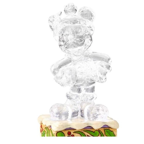 Jim Shore Disney Traditions - Ice Bright Christmas Mickey Mouse Figurine